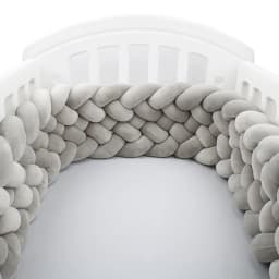 200cm Braided Baby Crib Bumper Pad Soft Breathable Toddler Bed Rail Protector Nursery Decor Newborn Baby Shower Gifts