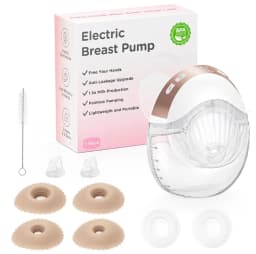 Electric Breast Pump 3 modes & 12 levels Hands-Free Breastpump, Pain-Free, BPA-Free Milk Collector with 17/19/21/24 mm Flange