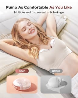 Electric Breast Pump 3 modes & 12 levels Hands-Free Breastpump, Pain-Free, BPA-Free Milk Collector with 17/19/21/24 mm Flange
