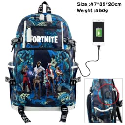 NEW Fortnite Game Headset Student Bookbag Double Shoulder Backpack For Youth Men Women Travel Motorcycle Equipment Accessories