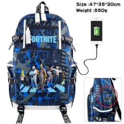 NEW Fortnite Game Headset Student Bookbag Double Shoulder Backpack For Youth Men Women Travel Motorcycle Equipment Accessories
