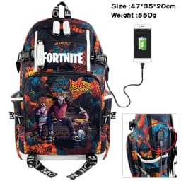 NEW Fortnite Game Headset Student Bookbag Double Shoulder Backpack For Youth Men Women Travel Motorcycle Equipment Accessories