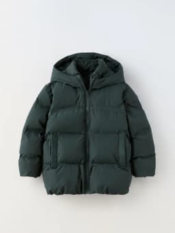 Children's down cotton jacket, boys' thick coat, girls' medium to long cotton jacket, baby's winter clothing, hooded bread jacke