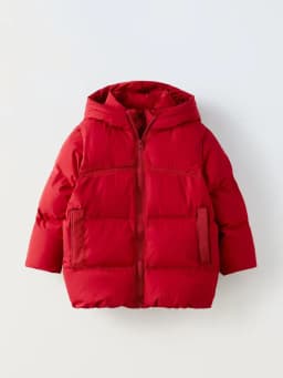 Children's down cotton jacket, boys' thick coat, girls' medium to long cotton jacket, baby's winter clothing, hooded bread jacke