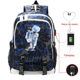 Soccer Lover Back To School Bagpack Men Women Fashion Football Star Graphics Rucksack Casual School Bags For Teenage Girls Boys