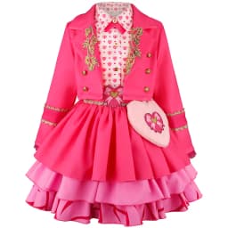 Children's Halloween Cosplay Sets Two-piece Dress+ jacket 2Pcs Set Movie Costumes for Girls Party Rise Red Princess Outfit