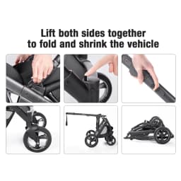 Luxury Baby Stroller Baby Car 3 in 1 Stroller High Quality Lightweight Portable Travel Pram