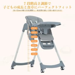 Baby chair, high‑low 2‑way design with a 3‑position table, one‑touch folding, 5‑point safety harness, height adjustment, easy to move—suitable for ages 6 months to 5 years; also makes a thoughtful gift for new parents.