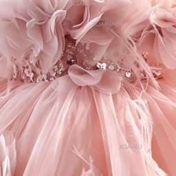 2026 Children Pink Floral Princess Gown Girls Tutu Sleeveless New Birthday First Party Gown Kids Piano Host Performance Costume