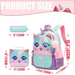 School Backpack for Boys Kids Backpack for Boys Primary School Daypack Elementary Students Kids Schoolbag with Lunch Bag