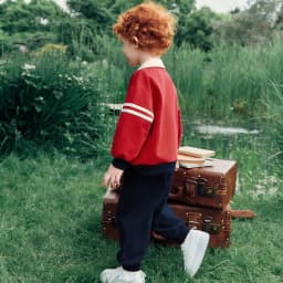 Dave Bella Set Children Top Pant Two Piece Suit Boy Autumn Fashion Spring Pullover Long Sleeve Sports Trousers Elastic DB3263093