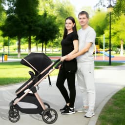 High Quality 3-in-1 Stroller Lightweight Portable Baby Carriage Travel Pram Manual Pushchair Infant Cart Parent's Careful Choice City Fashionable Cart