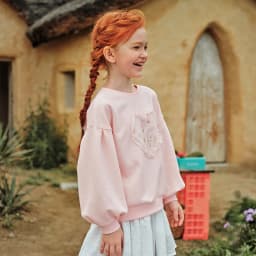 Dave Bella Girls Long Sleeve Pink Pullover 7-13 Years Children Autumn Spring Sweatshit Sweet Outdoor Floral Hoodies DK3262525