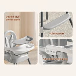 Baby High Chair Baby Dinner Table Chair Multi Functional Infant High Chair