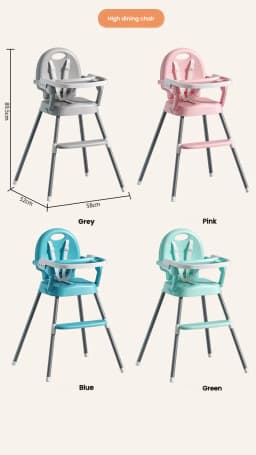 Baby High Chair Baby Dinner Table Chair Multi Functional Infant High Chair
