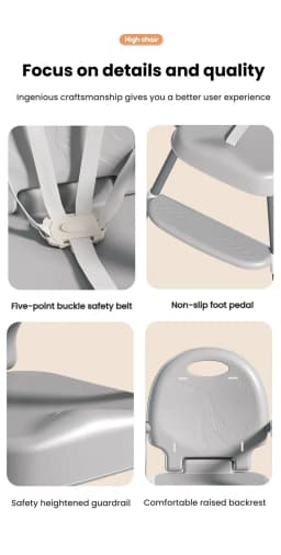 Baby High Chair Baby Dinner Table Chair Multi Functional Infant High Chair