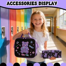 School Backpack for Boys Kids Backpack for Boys Primary School Daypack Elementary Students Kids Schoolbag with Lunch Bag