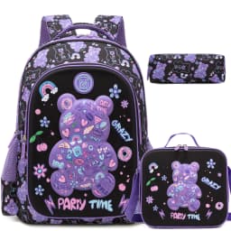 School Backpack for Boys Kids Backpack for Boys Primary School Daypack Elementary Students Kids Schoolbag with Lunch Bag