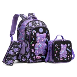 School Backpack for Boys Kids Backpack for Boys Primary School Daypack Elementary Students Kids Schoolbag with Lunch Bag