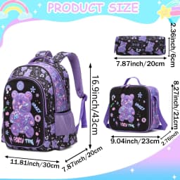 School Backpack for Boys Kids Backpack for Boys Primary School Daypack Elementary Students Kids Schoolbag with Lunch Bag