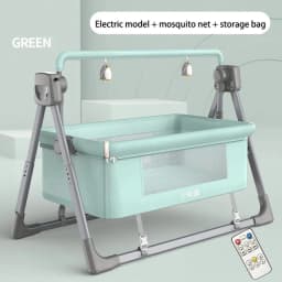 Baby Multifunctional Electric Cradle Rocking Bed Rocking Chair Newborn Smart Coax Baby Soothing Artifact Sleeping Basket