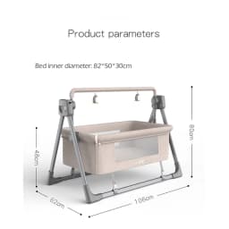 Baby Multifunctional Electric Cradle Rocking Bed Rocking Chair Newborn Smart Coax Baby Soothing Artifact Sleeping Basket