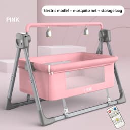 Baby Multifunctional Electric Cradle Rocking Bed Rocking Chair Newborn Smart Coax Baby Soothing Artifact Sleeping Basket