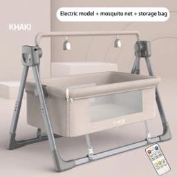 Baby Multifunctional Electric Cradle Rocking Bed Rocking Chair Newborn Smart Coax Baby Soothing Artifact Sleeping Basket