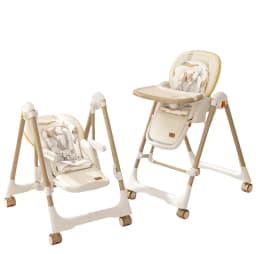 Lightweight Foldable Baby Dining Chair Home Portable Baby Dining Chair 2-in-1 Children's Rocking Chair Adjustable Height
