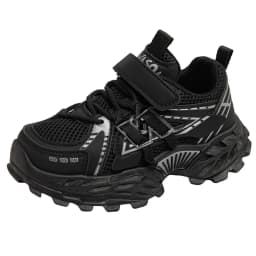 Trend Fashion Children's Sport Shoes PU Leather Breathable Teenager Kid's Sneakers Outdoor Boy's Girl's Running Shoes Teenager