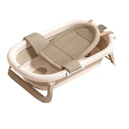 Foldable Baby Bathtub, Safe and Portable Bathing Solution for Infants and Toddlers, Suitable for 6-12 Months, Easy