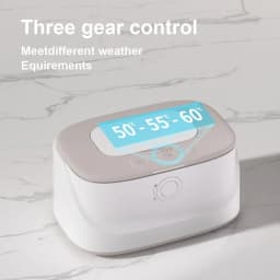 Baby Wipe Warmer with Night Light 3 Temperature Control Wipe Warmer and Baby Wet Wipes Dispenser Large Capacity Wipes Warmer