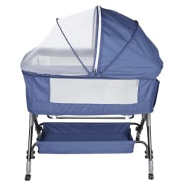 Baby Cot, 3 In 1 Baby Bed 4 Way Height Adjustment And Tilt Adjustment With Brake Bassinet Baby Portable Cot For Home And Travel