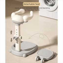 Non-Slip Baby Bath Stand Anti-Tip Free-Standing Baby Standing Shower Stand Safe Multifunctional Infant Bath Support