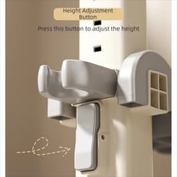 Non-Slip Baby Bath Stand Anti-Tip Free-Standing Baby Standing Shower Stand Safe Multifunctional Infant Bath Support