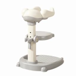 Non-Slip Baby Bath Stand Anti-Tip Free-Standing Baby Standing Shower Stand Safe Multifunctional Infant Bath Support