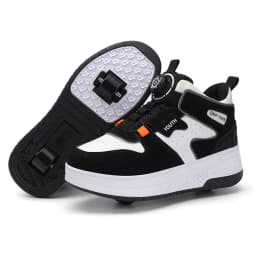 Kids Roller Skate Shoes Fashion Casual Sports Children 4-Wheels Sneakers for Boys and Girls Gift