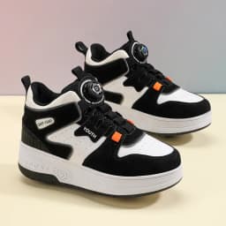 Kids Roller Skate Shoes Fashion Casual Sports Children 4-Wheels Sneakers for Boys and Girls Gift