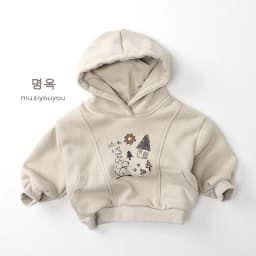 2025 Winter New Children Plus Velvet Thick Hoodie Vintage Kids Fleece Tops Boys Girls Warm Hooded Sweatshirt Baby Clothes