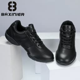 BAXINIER Girls White Dance Sneakers Kids Cheer Tennis Training Shoes Youth Competition Lightweight Cushioned Support