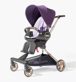 2025 New Baby Stroller A High-view, Lightweight Stroller That Can Be Sat on, Reclined, Pushed in Both Directions, and Folded.