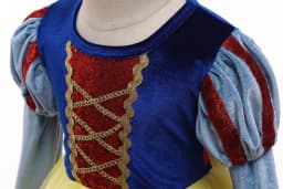 2026 Classic Fairy Tale Snow White Baby Dress Halloween Holiday Carnival Birthday Party Long Sleeves Clothing + Accessories Set