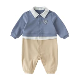 Dave Bella Baby Jumpsuit Boys Autumn Spring Romper Gentle Long Sleeve Cotton 3-24 Monthes Newborn Creeper DB3252999