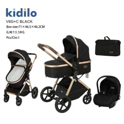 2026 Newest Baby Stroller 3 in 1 With Best Travel System ,high view lightweight stroller for 0-36 months,limit free send mamabag