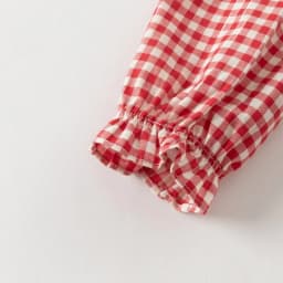 Dave Bella Children's Red White Plaid Shirt Clothes Autumn Girls' Baby Fashion Casual Pure Cotton Top Outdoor Party DB3253344