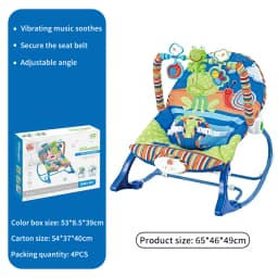 Baby Electric Rocking Chair Cradle Multifunctional Toys with Music Vibration Newborn Cradle Bed Sleep Shaker Fit 0-2 Years Old