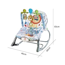 Baby Electric Rocking Chair Cradle Multifunctional Toys with Music Vibration Newborn Cradle Bed Sleep Shaker Fit 0-2 Years Old