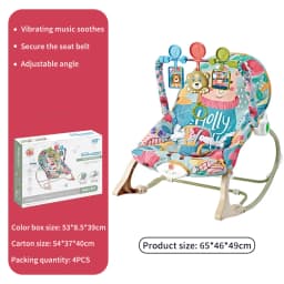 Baby Electric Rocking Chair Cradle Multifunctional Toys with Music Vibration Newborn Cradle Bed Sleep Shaker Fit 0-2 Years Old