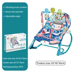 Baby Electric Rocking Chair Cradle Multifunctional Toys with Music Vibration Newborn Cradle Bed Sleep Shaker Fit 0-2 Years Old