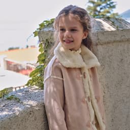 Dave Bella Girls Velvet Jacket Autumn Winter Children Thick Warm Overcoat Long Sleeves Fashion Outerwear Kids Clothing DK4253958
